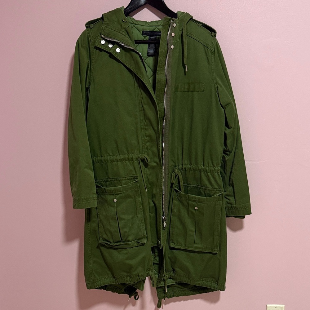 Marc By Marc Jacobs Olive Quilted Jacket